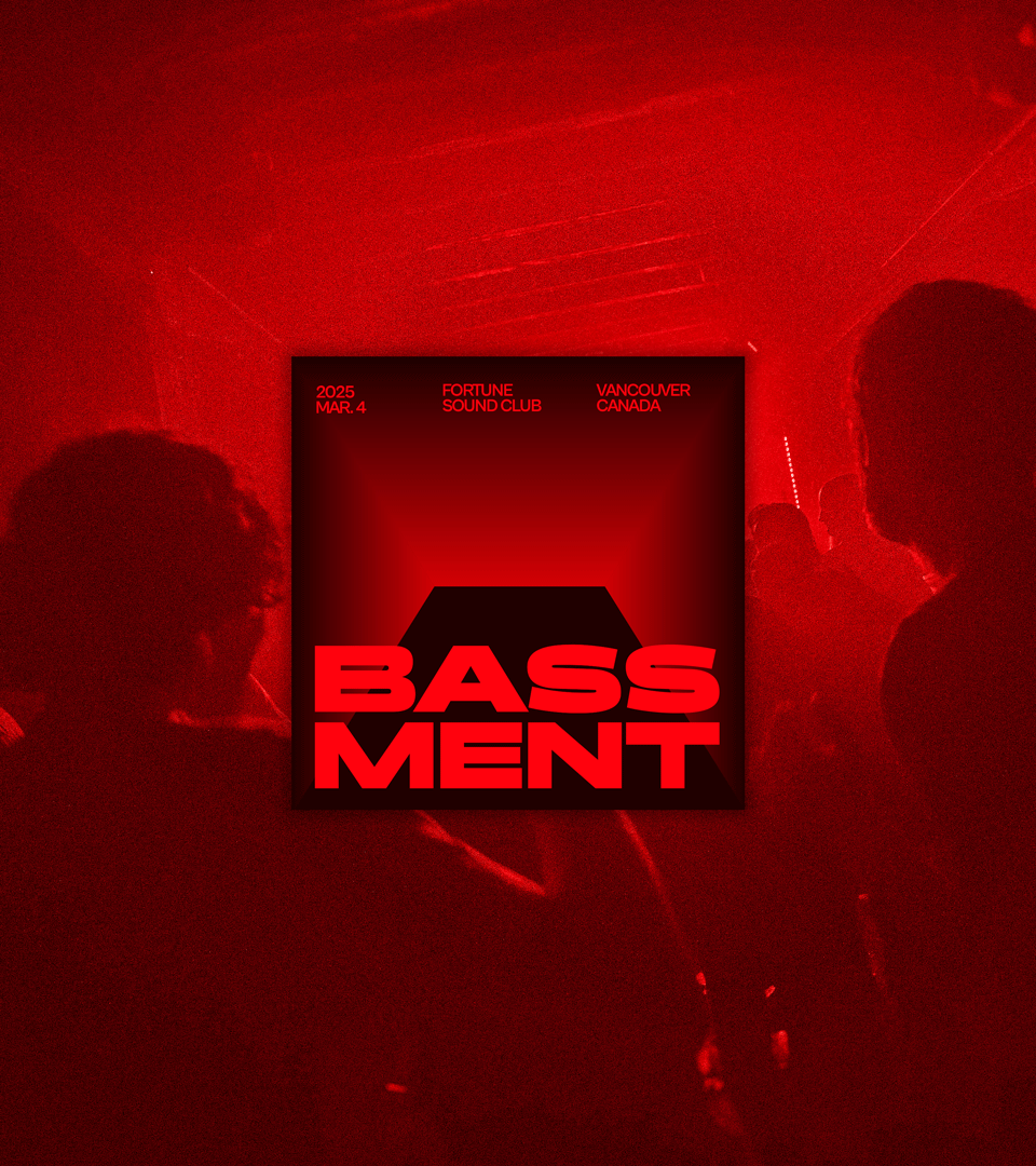 Gif flipping through Bassment social media posts.