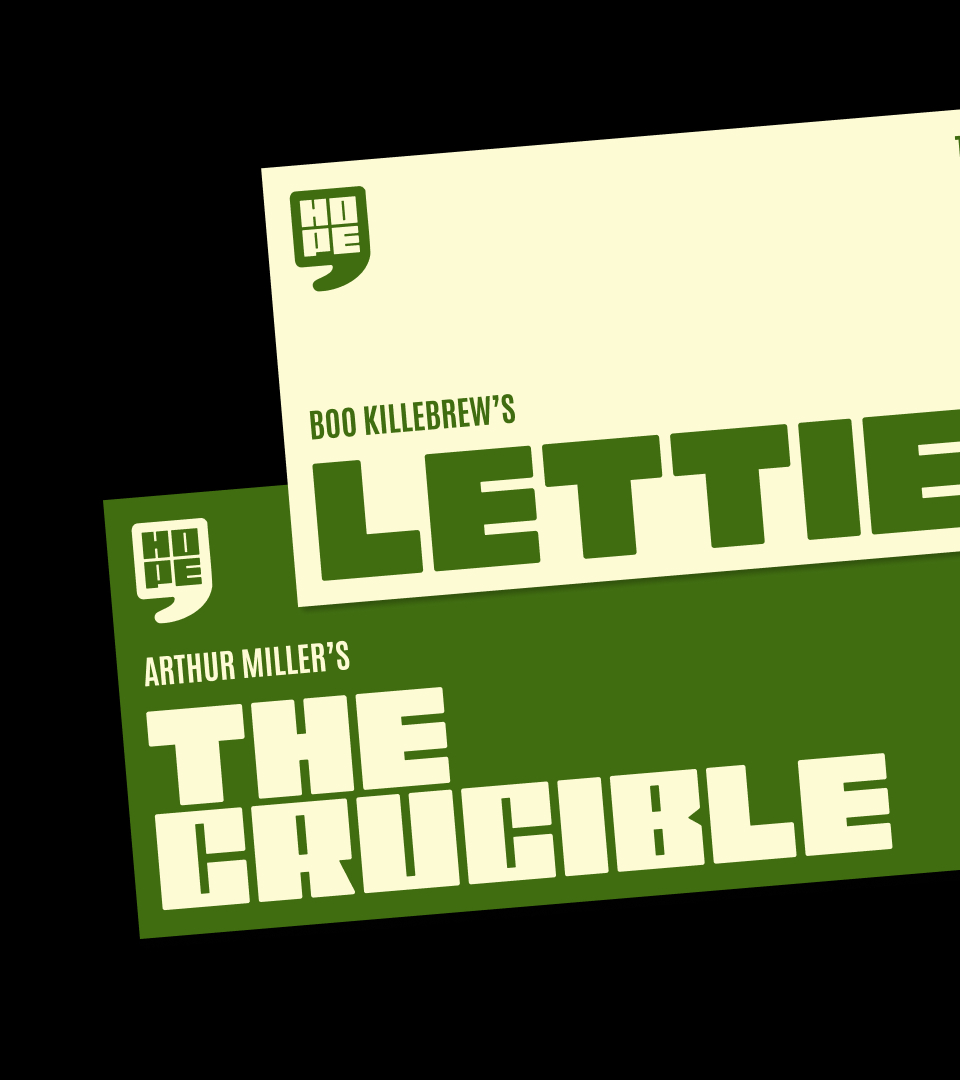 Two theatre tickets.