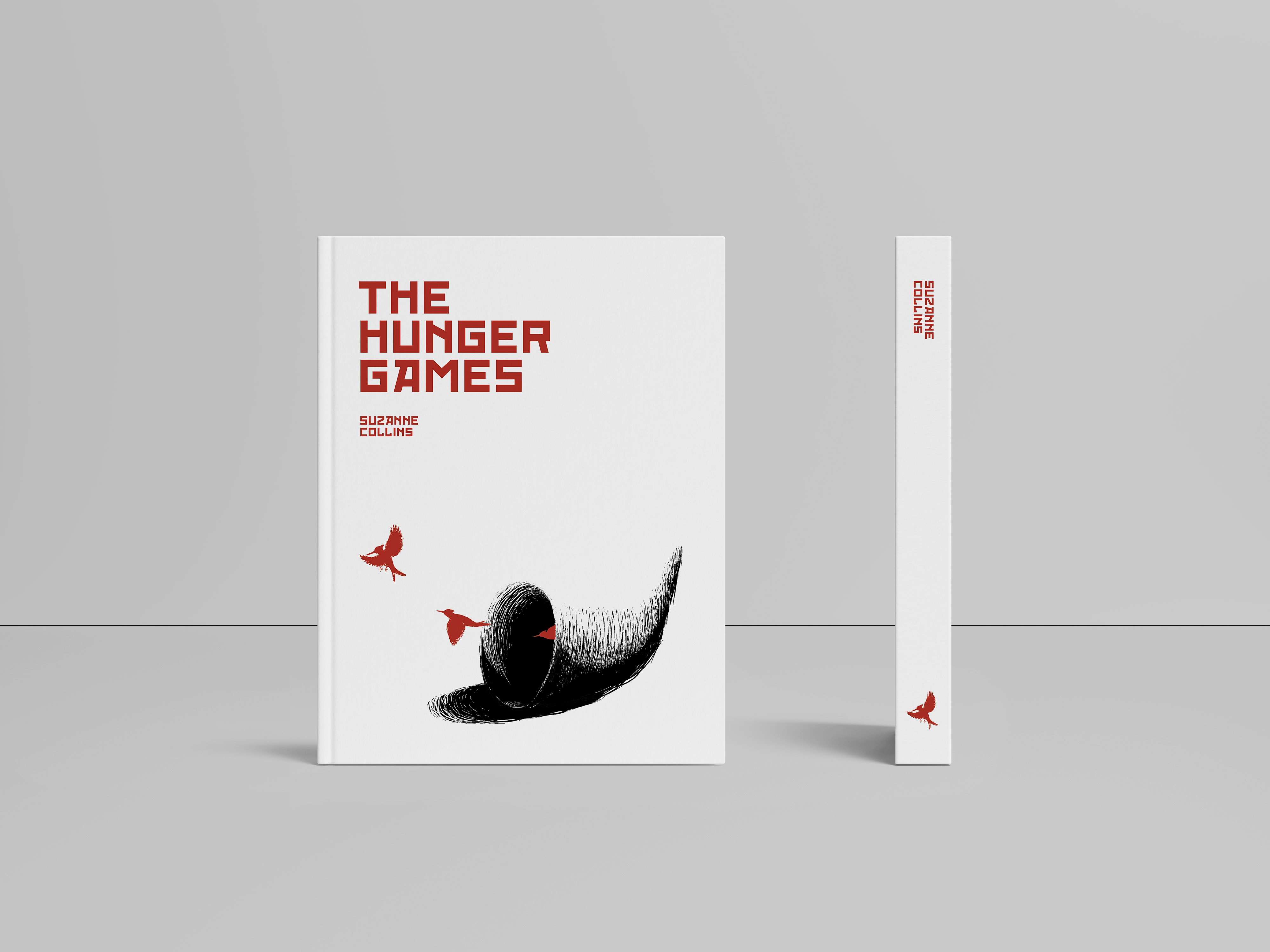 Hunger Games book cover design.