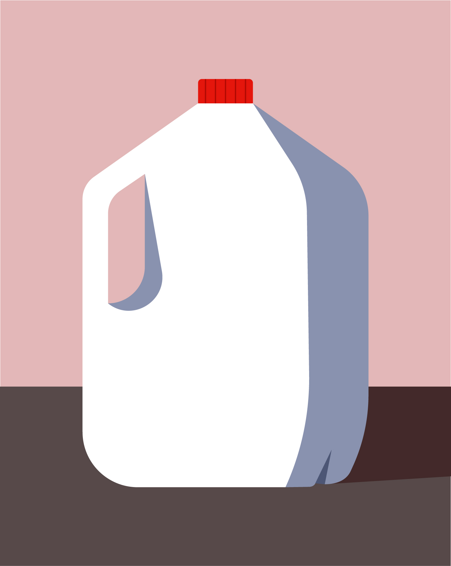 Vector illustration of milk.