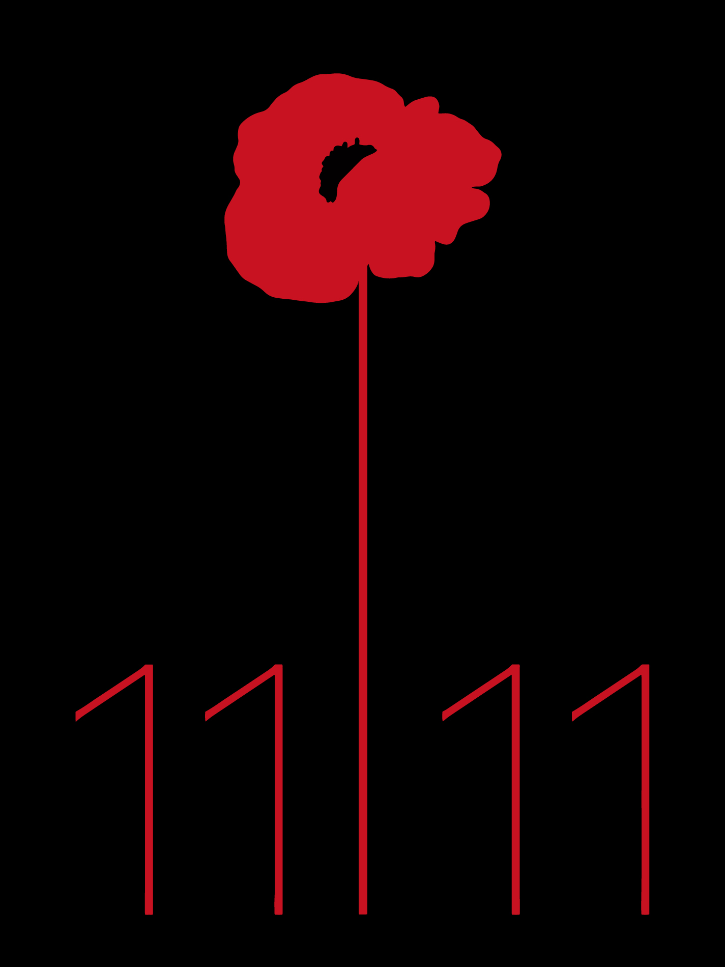 Vector illustration and poster for Remembrance Day.